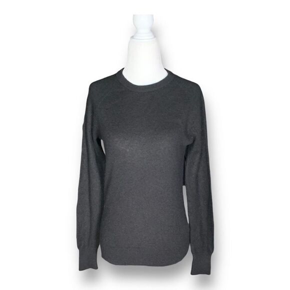 Equipment Sloane Cashmere Sweater Black Neutral Knit Pullover Crewneck Top XS - Picture 4 of 10